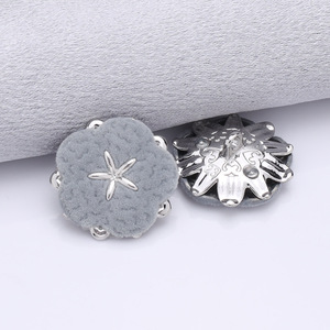 2025 Cao Cấp Ánh Sáng Sang Trọng Nhung Kẽm Hợp Kim Hình Chữ Nhật Hoa Hình Dạng Hạt Mạ Tay Khâu Chân Nút Ăn Mặc - Product Image 2