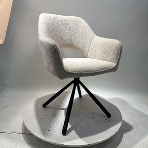 Ensemble <span class=keywords><strong>de</strong></span> <span class=keywords><strong>chaises</strong></span> <span class=keywords><strong>de</strong></span> salle à manger pivotantes à 360 ° Chaise <span class=keywords><strong>de</strong></span> cuisine scandinave à <span class=keywords><strong>6</strong></span> places avec siège rembourré <span class=keywords><strong>en</strong></span> velours Pied <span class=keywords><strong>en</strong></span> métal noir pour mobilier d'intérieur - Product Image 2