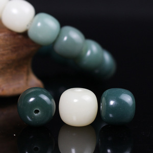 <b>Jade</b> Loose Beads Barrel Shape Gradient Green DIY <b>Bracelet</b> Accessories Unisex Fashion Beaded <b>Bracelets</b> - Product Image 4