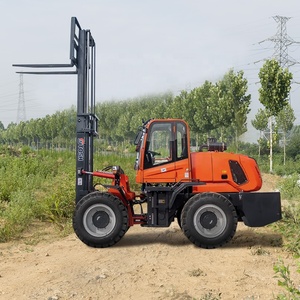 Montacargas Diésel TOSH de Alta Calidad con Cargador Frontal y Mástil Triple en Venta - Product Image 3