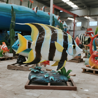 Decoración de Acuario de Resina Personalizada para Interiores, Simulación de Peces Tropicales, Exhibición Educativa, Acuario Doméstico, Parque Temático Oceánico