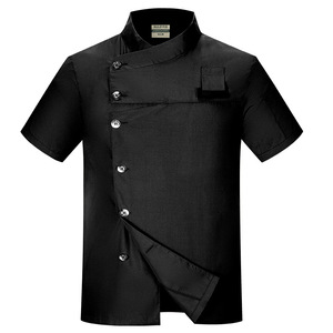 Nuevo uniforme de Chef de manga corta de verano para ropa de trabajo de cocina transpirable Unisex con resistencia a las manchas que absorbe la humedad - Product Image 2