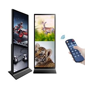 Quiosco de publicidad de pie de señalización digital de pantalla completa LCD 4K de 65 75 86 pulgadas - Product Image 5