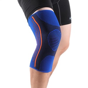 Genouillère de sport en nylon tricoté simple, protection pour la <span class=keywords><strong>course</strong></span>, le basketball, la corde à sauter, genouillère chauffante anti-froid pour les pieds - Product Image 1