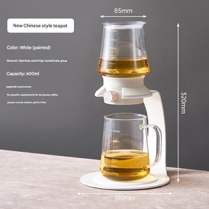 Cafetera y Tetera Moderna de Vidrio Borosilicato, para Preparación en Caliente y en Frío, para Cafeterías y Salones de Té, Diseño Portátil para Regalo, BEILAIFEI - Product Image 5