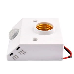 หลอดไฟ LED อัจฉริยะ 100W พร้อมเซ็นเซอร์ตรวจจับความเคลื่อนไหวแบบอินฟราเรด PIR ขั้ว E27 พร้อมสวิตช์ควบคุมแสง  อะแดปเตอร์ขั้วหลอดไฟ ขายส่ง - Product Image 6