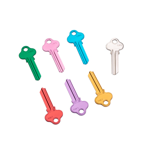 Lot de 50 clés vierges en alliage de titane mélangé, modèles LW4 et LW5, pour clés résidentielles, colorées, pour usage quotidien, emballées sous film mousse. - Product Image 4