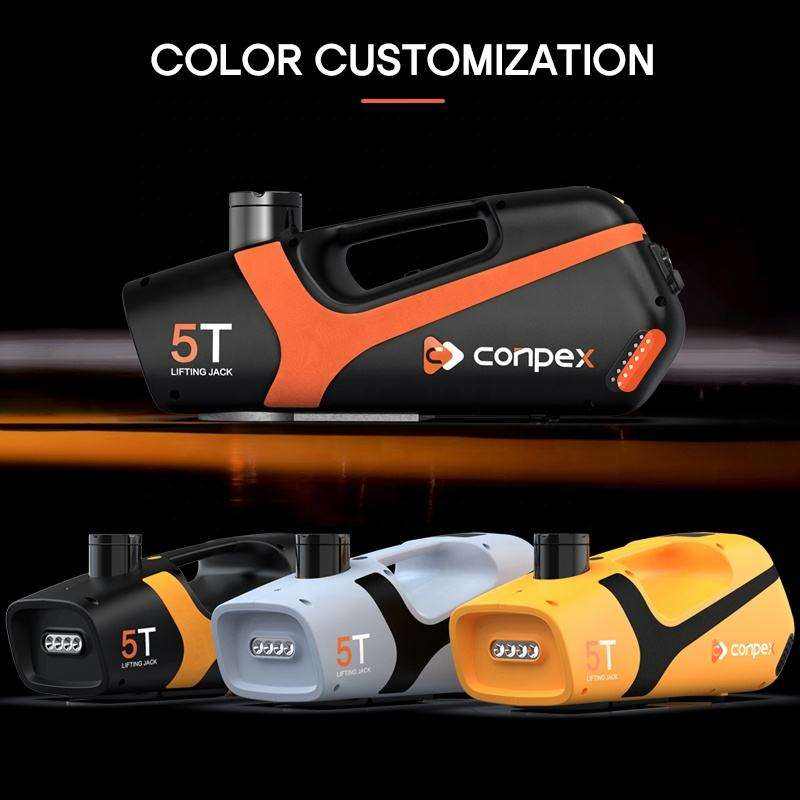 CONPEX 5 Ton 12V DC Electric Hydraulic Jack Kit CE Certified TW-B02-5T ...