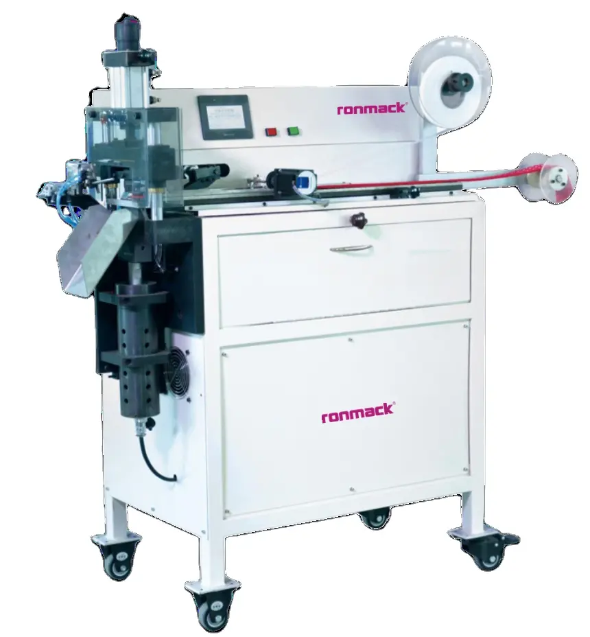 Machine de découpe de ruban à crochets et à yeux RONMACK RM-131C machine de découpe à ultrasons