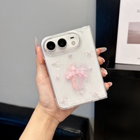 Casing HP Baru Model Daisy-full Screen Bow untuk iPhone Duo 18 Fold Samsung Galaxy Z Flip8 7 6 5 4 3 Z Fold 8 Ultra Cover