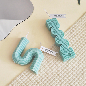 Bán Buôn Đám Mây Vegandecorative Bong Bóng Nến Hình Vuông Cube Thơm Sáp Đậu Nành Nến Cho Sinh Nhật Món Quà Cưới - Product Image 5