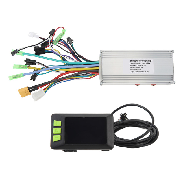 36V 48V 60V 1000W 38A 3 Mode Sine Wave Brushless Motor Controller 930 LCD Display Kit Electric Bike Bicycle Scooter Brushless Mo