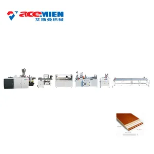 China Supplier Pe Wpc Decking Plant Wood Plastic Composite Profile Extruders Extrusion Line Door Machine