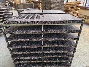 50mm Thick ASTM F1292 Certified EPDM <b>Rubber</b> <b>Flooring</b> - Non-Toxic Interlocking Mats for Daycare Centers & Playgrounds - Product Image 5