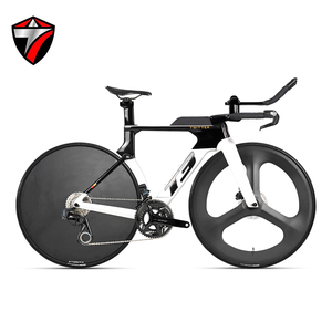Vélo de contre-la-montre et de triathlon TT avec freins à disque, roues en fibre de carbone T3, 24 vitesses, ETap AXS-12S, léger et complet - Product Image 3