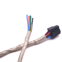 Harness Elektronik Terlindung UL3132 # 22 + MX3.0(43025)-2*4P Kabel Harness Mesin Elektronik 32AWG Berinsulasi PTFE