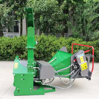 Broyeur de bois à moteur diesel, alimentation hydraulique, broyeur de bois forestier