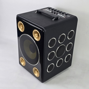 Sistema de Karaoke Portátil CH-A08 de 8 Pulgadas con Múltiples Bocinas Doradas, Compatible con Micrófono Inalámbrico, Batería Recargable - Product Image 5