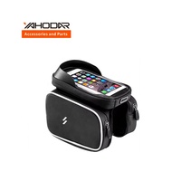Sac de cadre de vélo double face avec pare-soleil et support de téléphone tactile pour accessoires VTT - Vente en gros