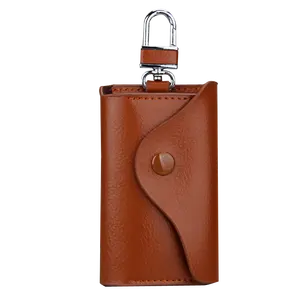 Promotion Gifts Cheap Key Holder Wallet Genuine Leather Key Holder Bag For Multiple Keys