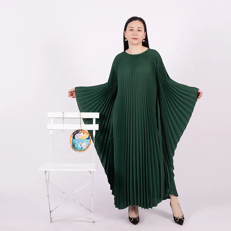 Tianbao gấp clothinggarment nhà máy bán buôn Miyake nếp gấp thời trang giản dị Arab Châu Phi kích thước lớn của phụ nữ Miyake nếp gấp Ăn mặc