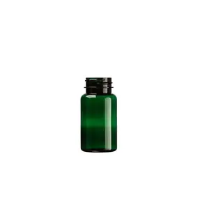 2.5 oz 75 cc koyu yeşil PET plastik Packer şişe 33mm