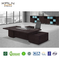 Bureau de direction moderne de luxe KALN, en bois massif, sur mesure, en forme de L, design européen, convertible, MDF, montage facile, garantie 6 ans