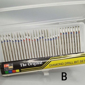 Juego de 30 brocas para uñas con diamante para remover piel muerta, herramienta de aleación con logotipo personalizado - Product Image 6