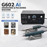 Micromoteur sans balais 60 tr/min, double pièce à main, outils de fabrication de bijoux, machine de gravure sur pierre en acier haute puissance avec commutation de mode IA