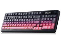 Teclado Inalámbrico OEM ODM S99 Pro con Perilla Multimedia, Retroiluminación RGB Personalizada, 3 Modos, BT24GUSBC, Membrana, para Juegos, Color Crema