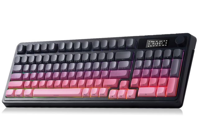 OEM ODM S99 Pro Keyboard Wireless Keyboard with Media Knob Custom RGB Backlit 3Modes BT24GUSBC Membrane Gaming Creamy Keyboard f