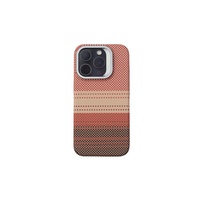 Étui de téléphone portable de luxe en fibre de carbone pour iPhone 15 16 Promax Plus, aspiration magnétique pour support d'objectif, protection PC