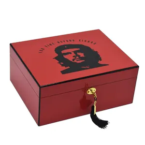 高品质定制豪华包装盒雪茄保湿盒高光漆雪松雪茄盒