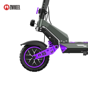 Scooter électrique tout-terrain pliable pour adultes ZSB2 en alliage d'aluminium avec moteur puissant 48v 15ah batterie au lithium - Product Image 5