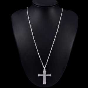 Isunni de Plata de Ley 925 recuerdo Memorial joyería de la cremación cenizas urna Colgante Cruz Collar para hombres y mujeres - Product Image 2