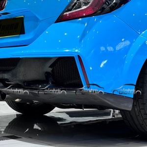 For Honda for Civic 10TH FK8 Auto Tuning Rear Bumper Diffuser <b>Lip</b> Spoiler SPOON Style Chin <b>Splitters</b> FRP Carbon Fiber New Condit - Product Image 3