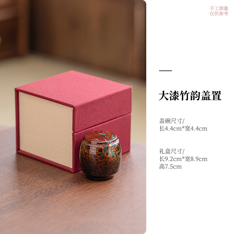 ฝาปิดลายลูกไม้ไม้ไผ่เคลือบแล็กเกอร์