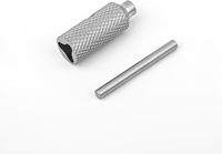 Kit d'outils de démontage pour tournevis triangulaires, en acier inoxydable, avec tournevis manuel, couteau de découpe et accessoires pour vis