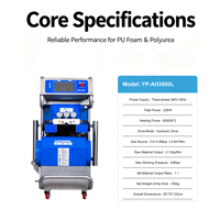 Machine à mousse de polyuréthane pulvérisée pour l'isolation des toitures, machine à polyurée pulvérisée pour les revêtements imperméables et les projets de construction