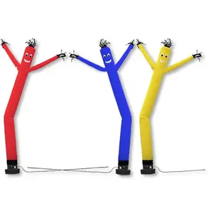 Customized 10ft 20ft Advertising Inflatable Tube Man Blow Up Giant Waving Arm Fly Guy Wavy Puppet With Blower