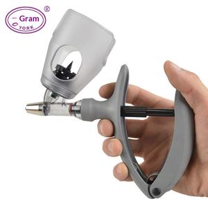 <span class=keywords><strong>Seringue</strong></span> vétérinaire en plastique Hankusas importée, style E, à injection continue avec insert de flacon, 2 ml/5 ml, pour la vaccination des porcelets - Product Image 4