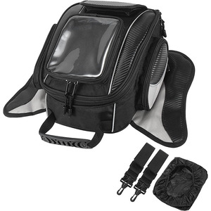 Universal magnético negro Oxford y poliéster impermeable motocicleta tanque de gasolina <span class=keywords><strong>bolsa</strong></span> Alforjas para reacondicionamiento/actualización - Product Image 2