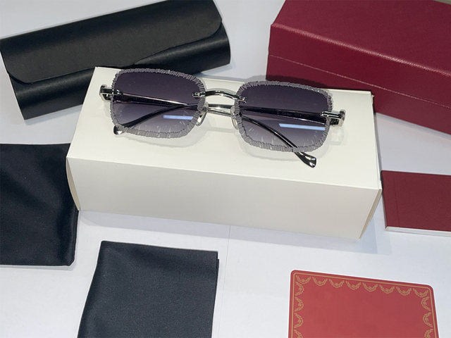 High Quality Custom logo Designer Sunglasses UV400 Retro Leopard Cut Shape Metal Sunglasses