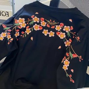 Camiseta Juvenil Casual Holgada sin Mangas, Estilo Harajuku Japonés, con Cuentas, Sólida, Vintage, Transpirable, Nueva - Product Image 5