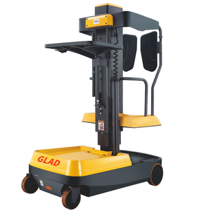 Chariot élévateur électrique Xilin 5M haute puissance avec porte <span class=keywords><strong>de</strong></span> sécurité, conduite debout, batterie 24V/105Ah, capacité <span class=keywords><strong>de</strong></span> charge 150kg - Product Image 2