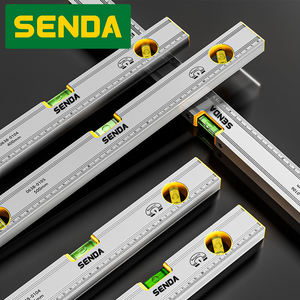 Niveau à bulle de précision de couleur argentée logo personnalisé 300 400 500 600 800 1200 mm outils de mesure de taille - Product Image 2