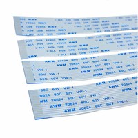 0.3mm-2.54mm pas 150mm longueur 10pin même côté câble ffc plat flexible