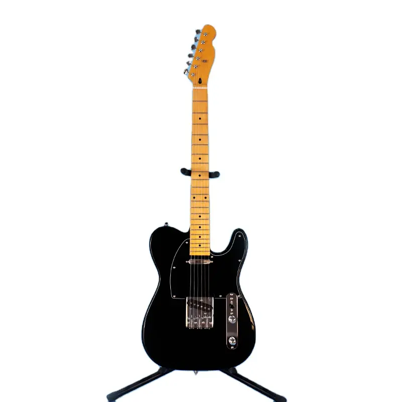 ZLG 6 string TL gitar listrik warna hitam, harga kompetitif kustom warna putih gitar listrik akustik Mini