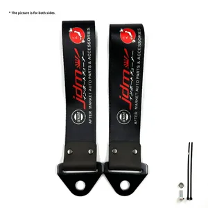 Трос буксировочный для тюнинга авто в стиле JDM, с цифровым принтом, полиэстер, металлическая пряжка, декоративный, для переднего бампера, страховочный - Product Image 6