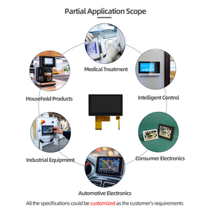 4.3 ad alta risoluzione "800*480 Rgb interfaccia ip <span class=keywords><strong>Tft</strong></span> <span class=keywords><strong>Lcd</strong></span> Touch Screen modulo Display con Ctp - Product Image 4